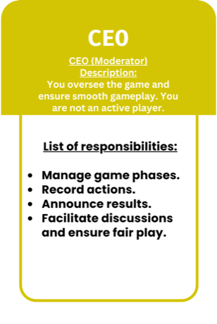 Role card